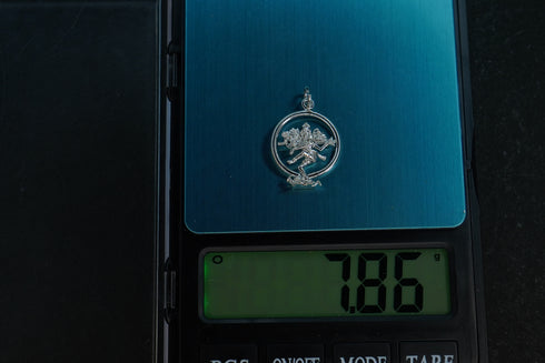 Pure Silver Nataraja Swamy Locket 7.86G By Mahita Collections